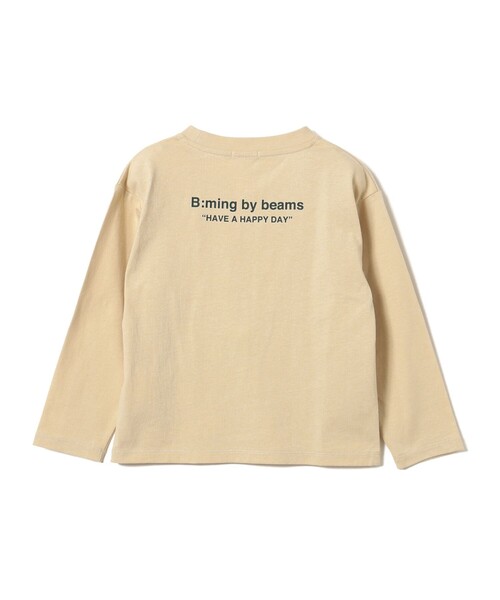 B:MING by BEAMS（ビーミングバイビームス）の「ロゴ プリント ロングスリーブ Tシャツ（90～140cm）（Tシャツ/カットソー・キッズ・レッド系その他2/ホワイト系その他5/ブルー系その他4・90/100/110/120/130/140）」の18枚目の写真