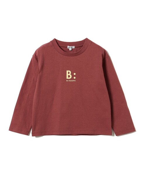B:MING by BEAMS（ビーミングバイビームス）の「ロゴ プリント ロングスリーブ Tシャツ（90～140cm）（Tシャツ/カットソー・キッズ・レッド系その他2/ホワイト系その他5/ブルー系その他4・90/100/110/120/130/140）」の19枚目の写真