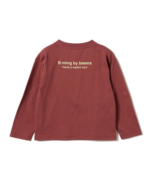 B:MING by BEAMS（ビーミングバイビームス）の「ロゴ プリント ロングスリーブ Tシャツ（90～140cm）（Tシャツ/カットソー・キッズ・レッド系その他2/ホワイト系その他5/ブルー系その他4・90/100/110/120/130/140）」の21枚目の写真