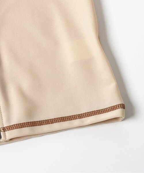 apres les cours（アプレレクール）の「【UVカット】バイカラーラッシュガード（ラッシュガード・キッズ・アイボリー/ベージュ・80/90/100/110/120/130/140）」の17枚目の写真