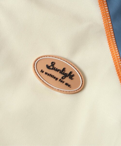 apres les cours（アプレレクール）の「【UVカット】バイカラーラッシュガード（ラッシュガード・キッズ・アイボリー/ベージュ・80/90/100/110/120/130/140）」の18枚目の写真