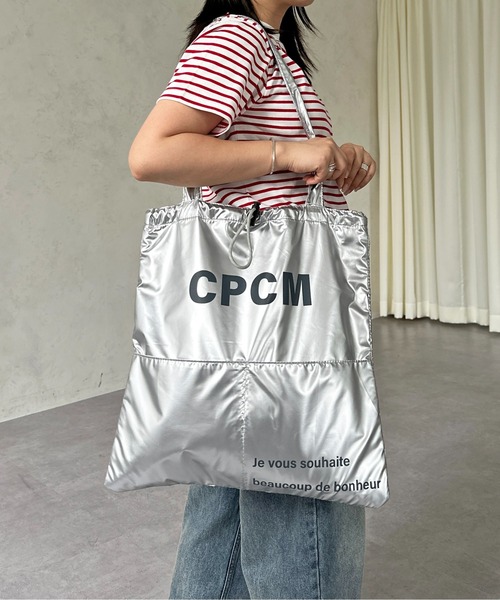 CPCM(シーピーシーエム)の「アソートカラーロゴトート(トートバッグ・レディース・イエロー/アイボリー/グリーン/ブラック/シルバー/ブルー/オレンジ/ブルー系その他/オレンジ系その他/ネイビー/レッド/ブラウン系その他/ブラウン系その他2/グリーン系その他2/グリーン系その他/ピンク/ホワイト系その他・FREE)」の1枚目の写真