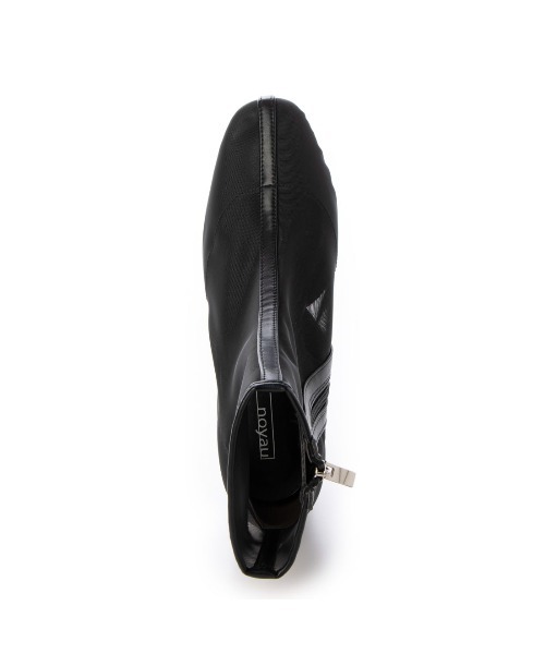 noyau(ノヤウ)の「ブロックヒールチュールブーツサンダル(サンダル・レディース・シルバー/ブラック/ホワイト/ベージュ・LL/L/M/S)」の8枚目の写真