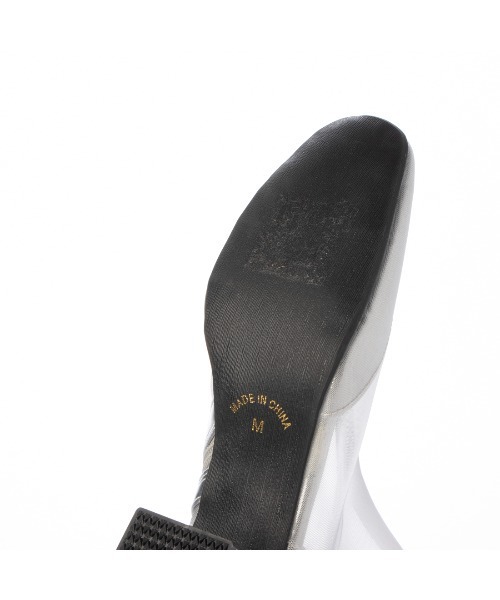 noyau(ノヤウ)の「ブロックヒールチュールブーツサンダル(サンダル・レディース・シルバー/ブラック/ホワイト/ベージュ・LL/L/M/S)」の16枚目の写真