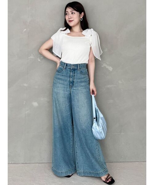 MERCURYDUO(マーキュリーデュオ)の「ハーフムーンショルダーBAG(ショルダーバッグ・レディース・オフホワイト/ピンク/ライトブルー/ブラック/ラベンダー・FREE)」の13枚目の写真