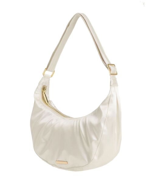 MERCURYDUO(マーキュリーデュオ)の「ハーフムーンショルダーBAG(ショルダーバッグ・レディース・オフホワイト/ピンク/ライトブルー/ブラック/ラベンダー・FREE)」の18枚目の写真