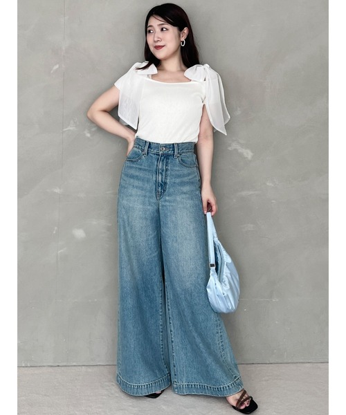 MERCURYDUO(マーキュリーデュオ)の「ハーフムーンショルダーBAG(ショルダーバッグ・レディース・オフホワイト/ピンク/ライトブルー/ブラック/ラベンダー・FREE)」の7枚目の写真