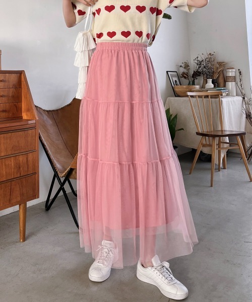 美品 RED VALENTINO　限定 ハートグリッター チュール スカート 美品 RED VALENTINO 限定 ハートグリッター チュール スカート