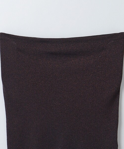 6（ロク）の「＜6(ROKU)＞ラメ ビスチェ（チューブトップ）」 - WEAR