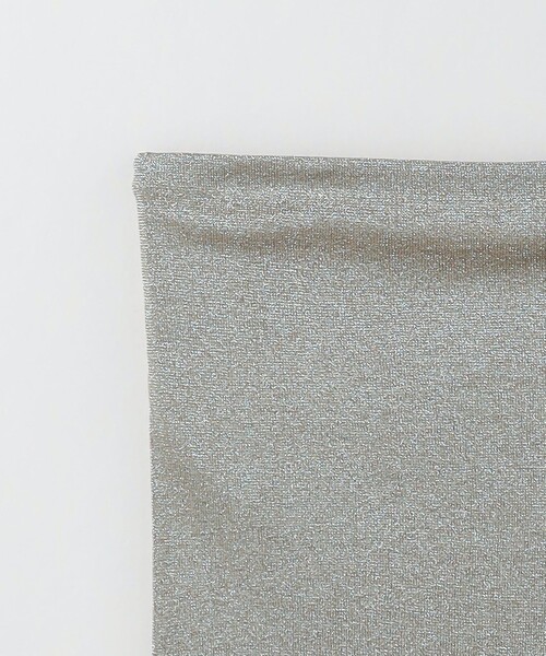 6（ロク）の「＜6(ROKU)＞ラメ ビスチェ（チューブトップ・レディース・ライム/ブラック/ワインレッド・FREE）」の10枚目の写真