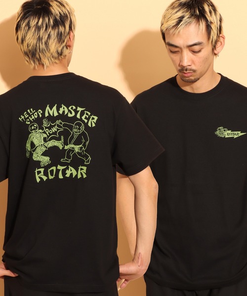 ROTAR(ローター)の「HELL CHOP MASTER Tee(Tシャツ/カットソー・メンズ・ホワイト/オレンジ/ブラック・SMALL/MEDIUM/LARGE/X-LARGE)」の5枚目の写真