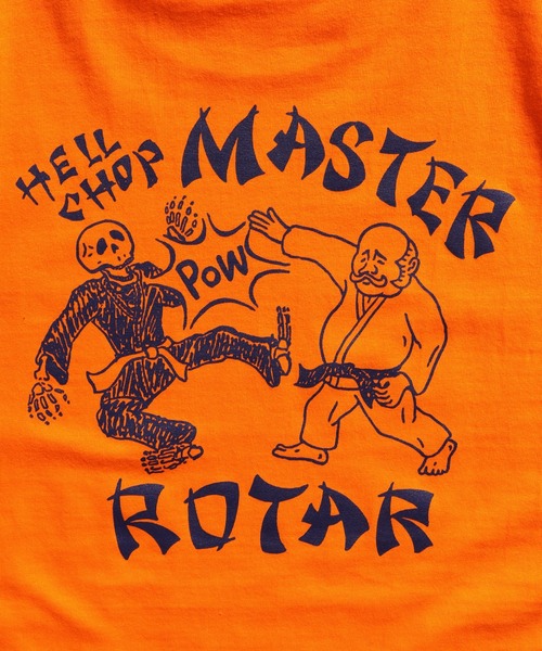 ROTAR(ローター)の「HELL CHOP MASTER Tee(Tシャツ/カットソー・メンズ・ホワイト/オレンジ/ブラック・SMALL/MEDIUM/LARGE/X-LARGE)」の8枚目の写真