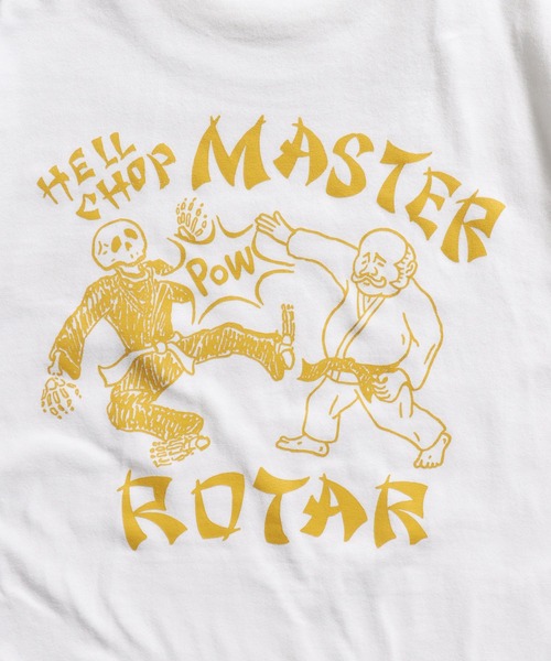 ROTAR(ローター)の「HELL CHOP MASTER Tee(Tシャツ/カットソー・メンズ・ホワイト/オレンジ/ブラック・SMALL/MEDIUM/LARGE/X-LARGE)」の10枚目の写真