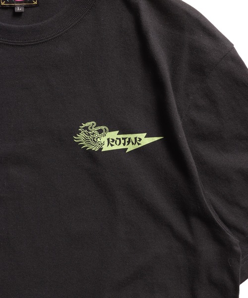 ROTAR(ローター)の「HELL CHOP MASTER Tee(Tシャツ/カットソー・メンズ・ホワイト/オレンジ/ブラック・SMALL/MEDIUM/LARGE/X-LARGE)」の11枚目の写真