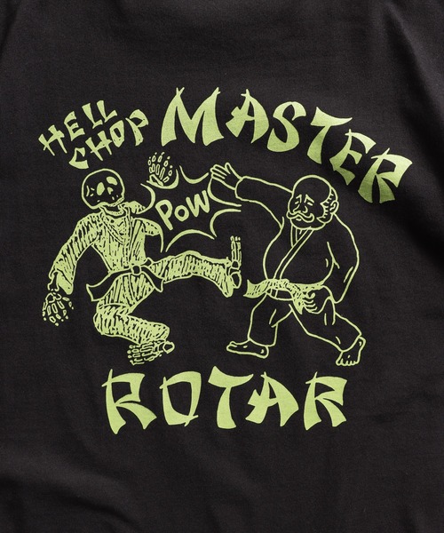 ROTAR(ローター)の「HELL CHOP MASTER Tee(Tシャツ/カットソー・メンズ・ホワイト/オレンジ/ブラック・SMALL/MEDIUM/LARGE/X-LARGE)」の13枚目の写真