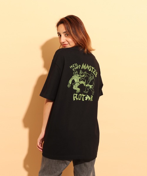ROTAR(ローター)の「HELL CHOP MASTER Tee(Tシャツ/カットソー・メンズ・ホワイト/オレンジ/ブラック・SMALL/MEDIUM/LARGE/X-LARGE)」の16枚目の写真