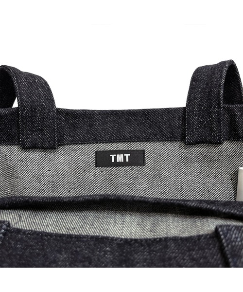 TMT(ティーエムティー)の「RIGID DENIM TOTEBAG(TMT)(トートバッグ・メンズ・ブルー系その他/ブルー/インディゴブルー・FREE)」の9枚目の写真