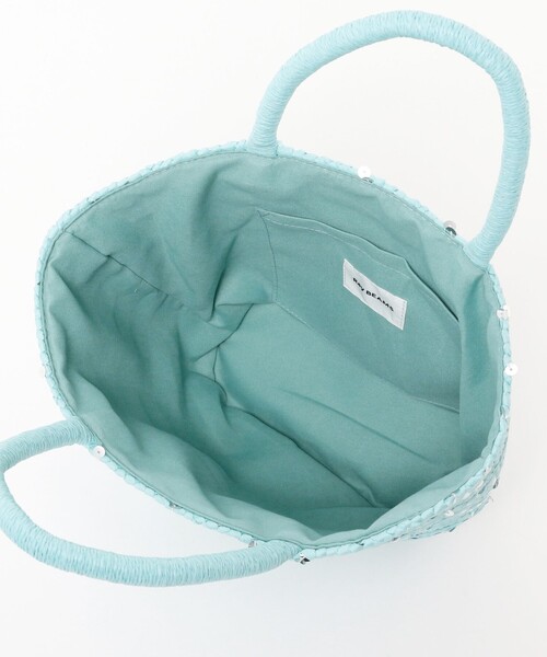 Ray BEAMS（レイビームス）の「Ray BEAMS / グリッター ペーパー バッグ（かごバッグ・レディース・ピンク/ライトブルー/ベージュ・ONE SIZE）」の20枚目の写真