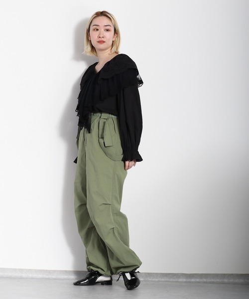 cepo(セポ)の「コンバットサスペンダーパンツ(その他パンツ・レディース・ブラック/オリーブ/オフホワイト・S/M)」の20枚目の写真