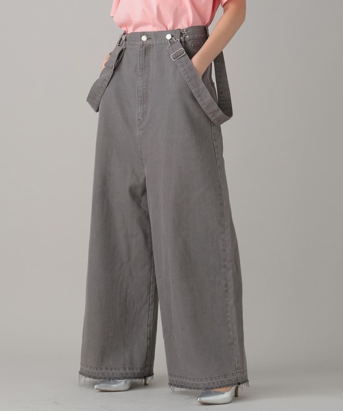 FOREVER 21（フォーエバー トゥエンティーワン）の「【2024SS】ハイウエストデニムサロペット（サロペット/オーバーオール・レディース・ライトグレー/ライトブルー・SMALL/MEDIUM）」の18枚目の写真