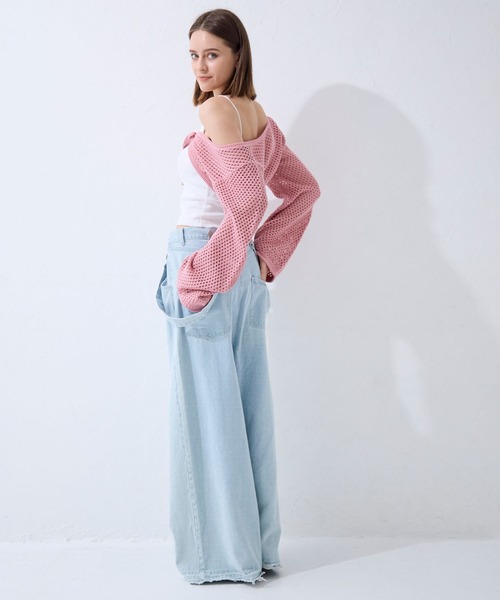 FOREVER 21（フォーエバー トゥエンティーワン）の「【2024SS】ハイウエストデニムサロペット（サロペット/オーバーオール・レディース・ライトグレー/ライトブルー・SMALL/MEDIUM）」の9枚目の写真