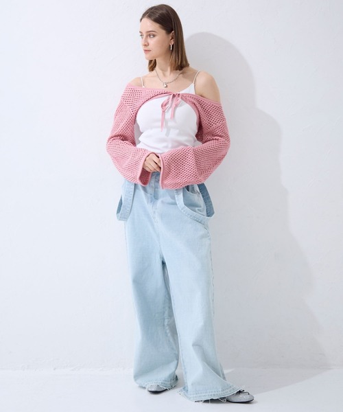 FOREVER 21（フォーエバー トゥエンティーワン）の「【2024SS】ハイウエストデニムサロペット（サロペット/オーバーオール・レディース・ライトグレー/ライトブルー・SMALL/MEDIUM）」の10枚目の写真