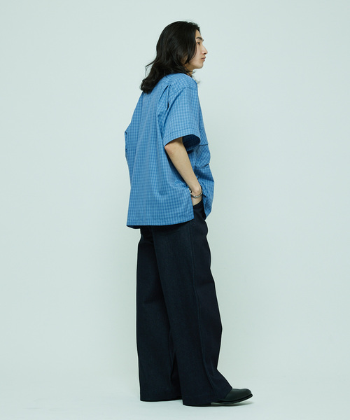 DAIWA PIER39 ダイワピア39 オープンカラーシャツ NAVY DAIWA PIER39 (ダイワピア39) TECH SPORTS OPEN COLLAR SHIRT L
