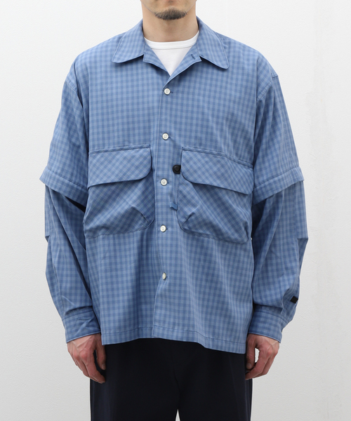 セール】DAIWA PIER39 TECH SPORTS OPEN COLLAR SHIRTS L/S MINI