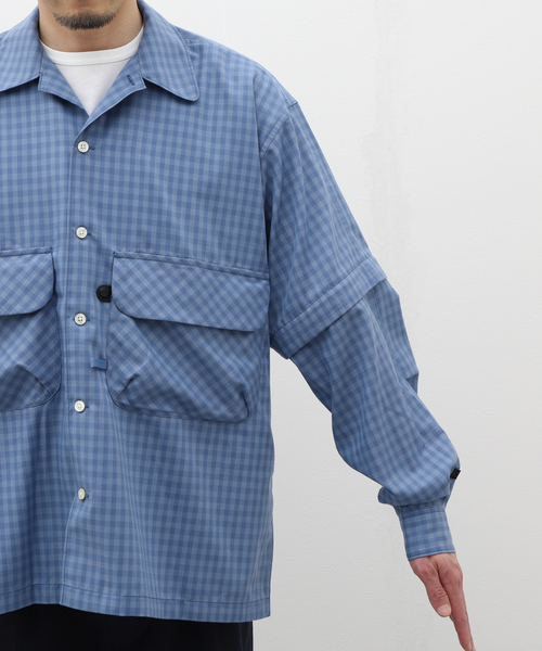 【完売品】daiwa pier39 ダイワピア シャツ Sサイズ　ブルー ダイワピア39 シャツブルー