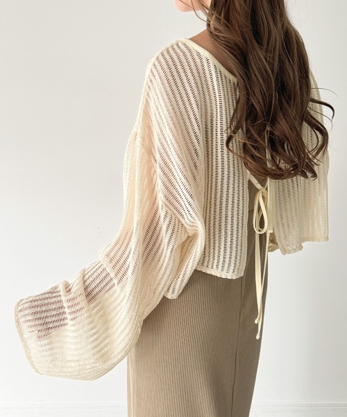 ファビアナカーデ　アイボリー ファビアナカーデ アイボリー FABIANA FILIPPI】 【Vネック