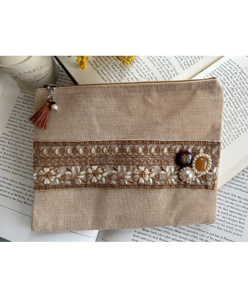 ❊✨オシャマなガール ファスナーポーチ✨ネスホームハンドメイド  