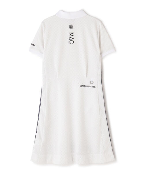 PEARLY GATES（パーリーゲイツ）の「Wフクレラメジャガード 半袖ポロ