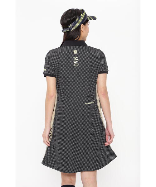 PEARLY GATES（パーリーゲイツ）の「Wフクレラメジャガード 半袖ポロ