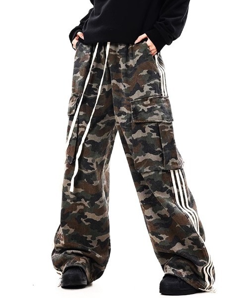 サイドラインデザインカーゴパンツ（カーゴパンツ）｜MGV（エムジー