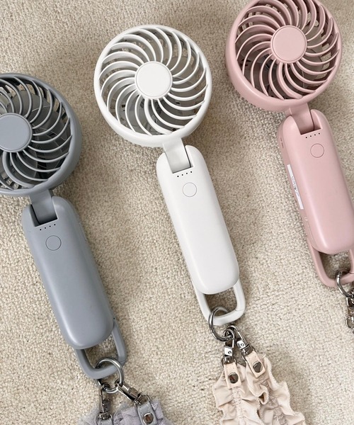 Me%(ミィパーセント)の「ハンディーファン 110076(アウトドアグッズ・レディース・ピンク/アイボリー/ブルー系その他・FREE)」の7枚目の写真