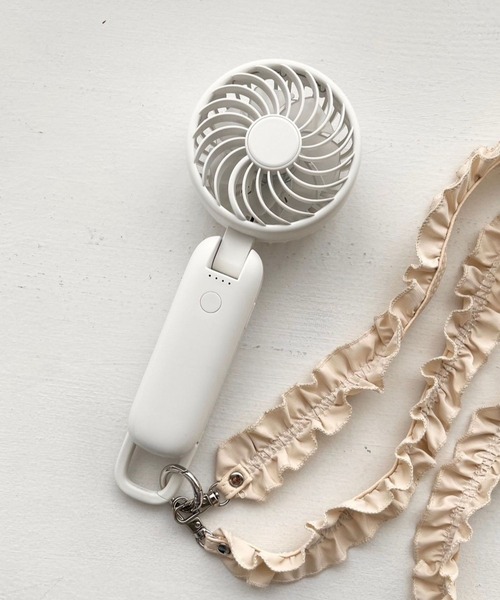 Me%(ミィパーセント)の「ハンディーファン 110076(アウトドアグッズ・レディース・ピンク/アイボリー/ブルー系その他・FREE)」の8枚目の写真