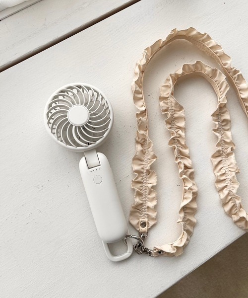 Me%(ミィパーセント)の「ハンディーファン 110076(アウトドアグッズ・レディース・ピンク/アイボリー/ブルー系その他・FREE)」の9枚目の写真