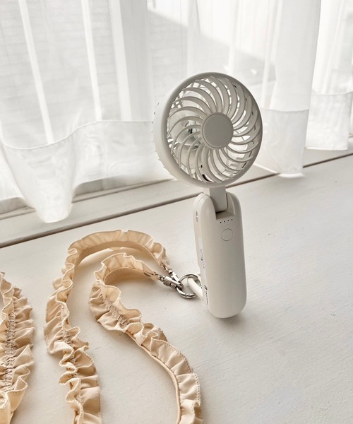 Me%(ミィパーセント)の「ハンディーファン 110076(アウトドアグッズ・レディース・ピンク/アイボリー/ブルー系その他・FREE)」の11枚目の写真