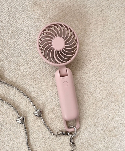 Me%(ミィパーセント)の「ハンディーファン 110076(アウトドアグッズ・レディース・ピンク/アイボリー/ブルー系その他・FREE)」の13枚目の写真