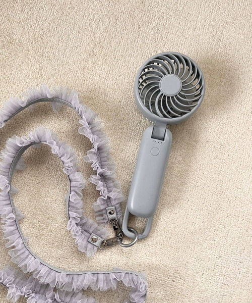 Me%(ミィパーセント)の「ハンディーファン 110076(アウトドアグッズ・レディース・ピンク/アイボリー/ブルー系その他・FREE)」の14枚目の写真