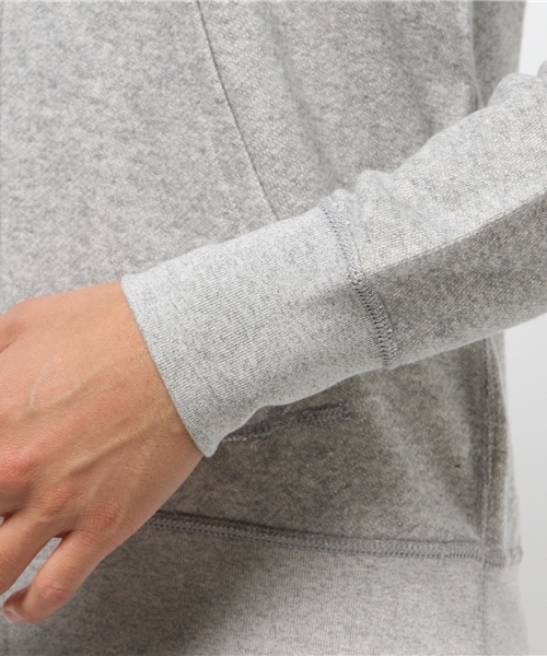 SEVENDAYS=SUNDAY（セブンデイズサンデイ）の「トンプキン裏毛　長袖ＺＩＰパーカー（カーディガン/ボレロ・メンズ・杢グレー/ネイビー/オフホワイト・SMALL/LARGE/MEDIUM）」の9枚目の写真