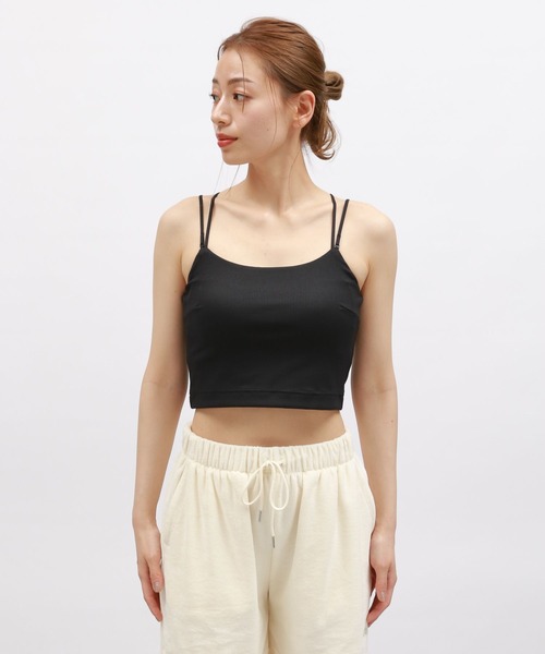 LAKOLE（ラコレ）の「【吸水速乾】リブクロスショートブラトップ＜RELAXING WEAR＞/ 118984（キャミソール・レディース・ラベンダー/オフホワイト/ブラック・SMALL/MEDIUM/LARGE）」の13枚目の写真