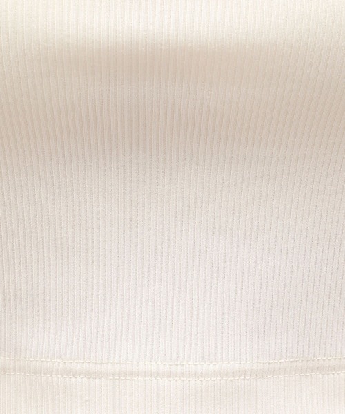 LAKOLE（ラコレ）の「【吸水速乾】リブクロスショートブラトップ＜RELAXING WEAR＞/ 118984（キャミソール・レディース・ラベンダー/オフホワイト/ブラック・SMALL/MEDIUM/LARGE）」の4枚目の写真
