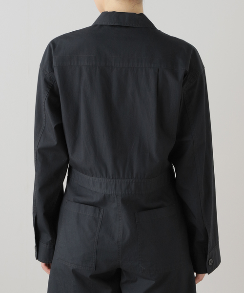 U by SPICK&SPAN（ユーバイスピックアンドスパン）の「ミニボイラー U by SPICK&SPAN ミニボイラースーツ ブラック長袖オールインワン