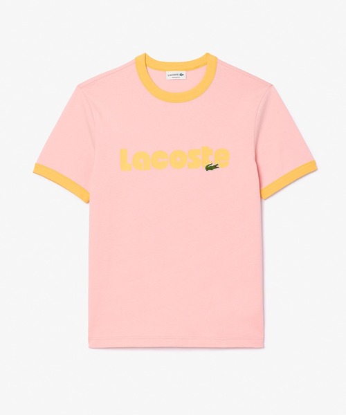 LACOSTE 25SS Tシャツ・カットソー マルチカラー ボディーサイズピグメントTシャツ（Tシャツ/カットソー