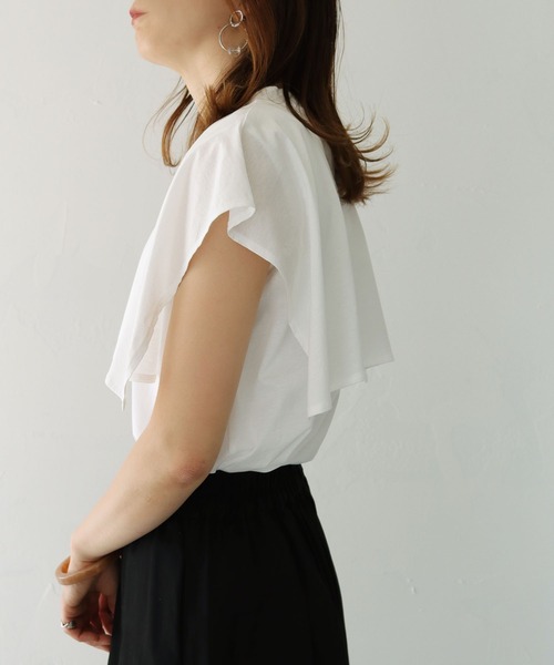 売れ筋商品|||ホワイトマーク カットソー トップス レディース Women's Crisscross Cutout Short Sleeve Top White Women's Crisscross Cutout Short Sleeve Top – White Mark