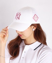 MLB | 【日本未入荷】MLB KOREA ダイヤモンドストラクチャー ボールキャップ(キャップ)