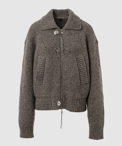 OUAT  ZIP KNIT 美品　サイズ2 OUAT（オーユーエーティー）の「META ZIP KNIT（ニット/セーター