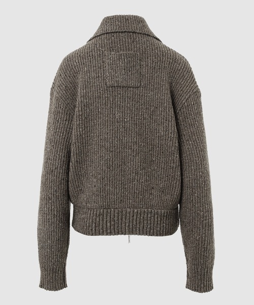 OUAT（オーユーエーティー）の「META ZIP KNIT（ニット/セーター・メンズ・ベージュ・3）」の2枚目の写真