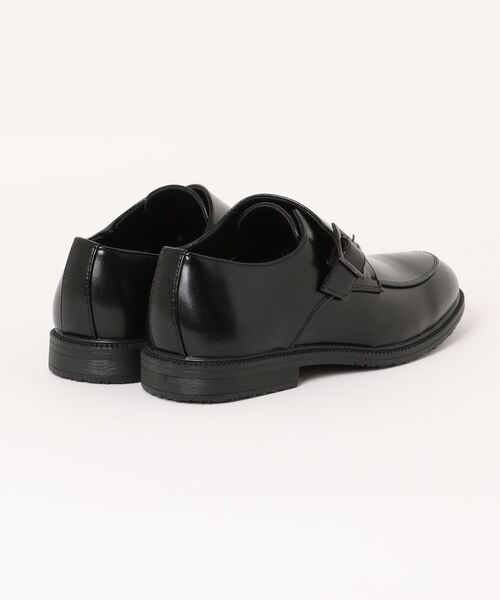 ON&OFF(オンアンドオフ)の「【ON&OFF】 幅広モンクストラップビジネス(ドレスシューズ・メンズ・ブラック・27.0cm/26.5cm/26.0cm/25.5cm/25.0cm/24.5cm)」の3枚目の写真